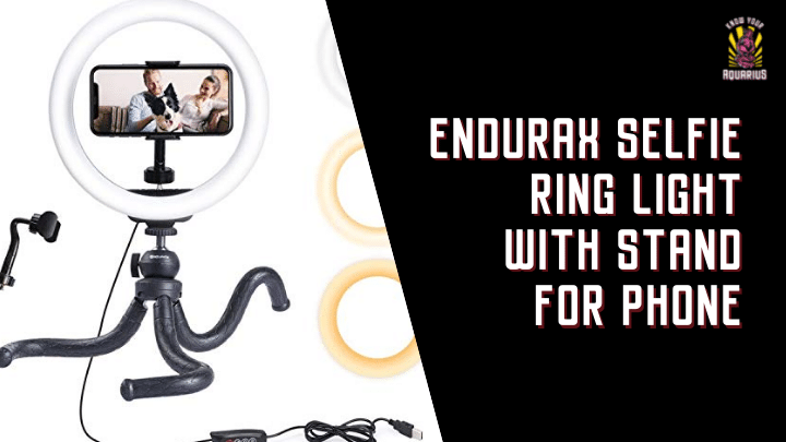 Endurax Selfie Ring Light with Stand for Phone