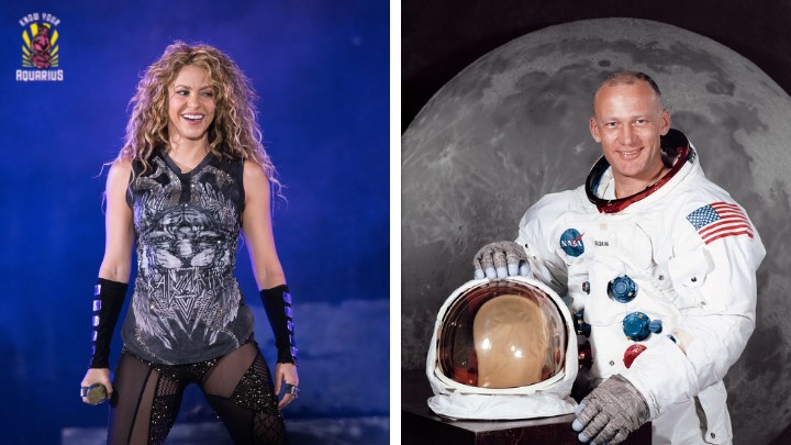 Shakira, Buzz Aldrin