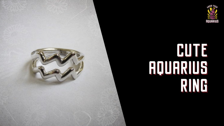 Cute Aquarius Ring