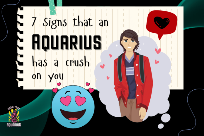 Signs that an Aquarius has a crush on You